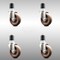 Service Caster 4 Inch 316SS High Temp Glass Filled Nylon 1-3/4 Inch Expanding Stem Caster Set SCC-SS316EX20S414-GFNSHT-134-4 - alternate 1